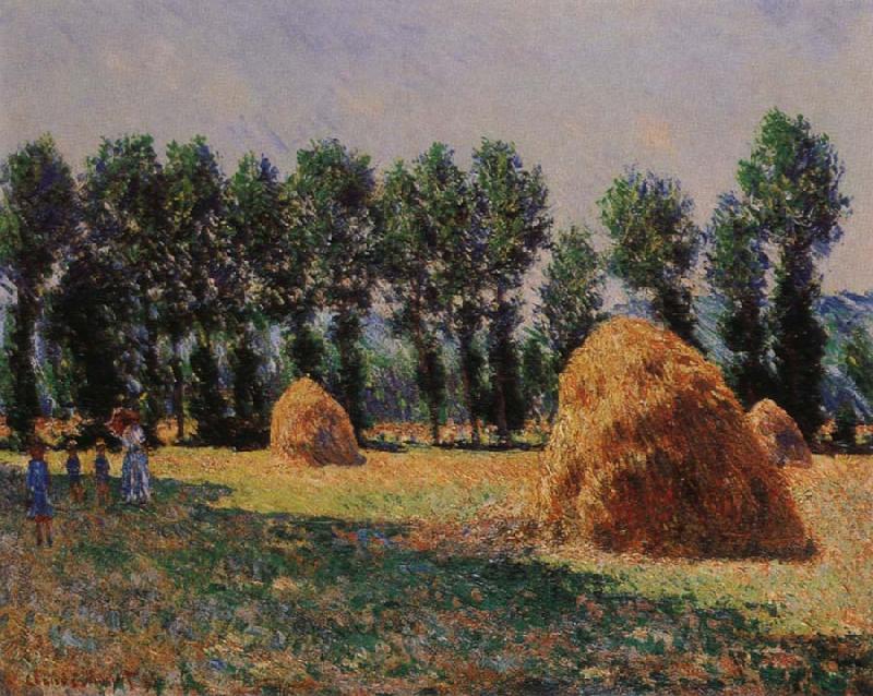 Claude Monet Haystacks at Giverny China oil painting art